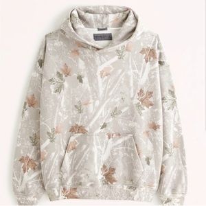 White camo Abercrombie hoodie